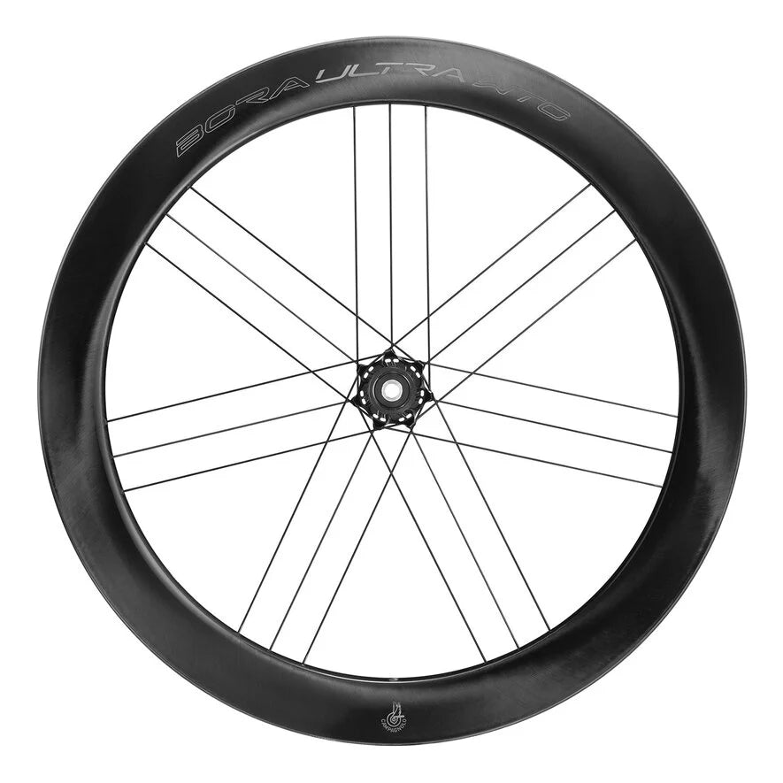 Pair of CAMPAGNOLO BORA ULTRA WTO 60 C23 DISC Tubeless Ready Wheels (Center Lock) Chrome