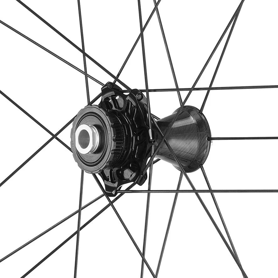 Pair of CAMPAGNOLO BORA ULTRA WTO 60 C23 DISC Tubeless Ready Wheels (Center Lock) Chrome