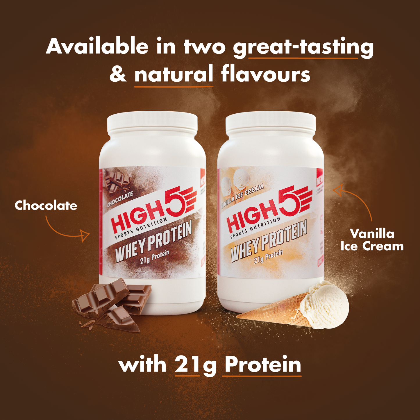 High5 WHEY PROTEIN Recovery Drink (700g) Vanilková zmrzlina