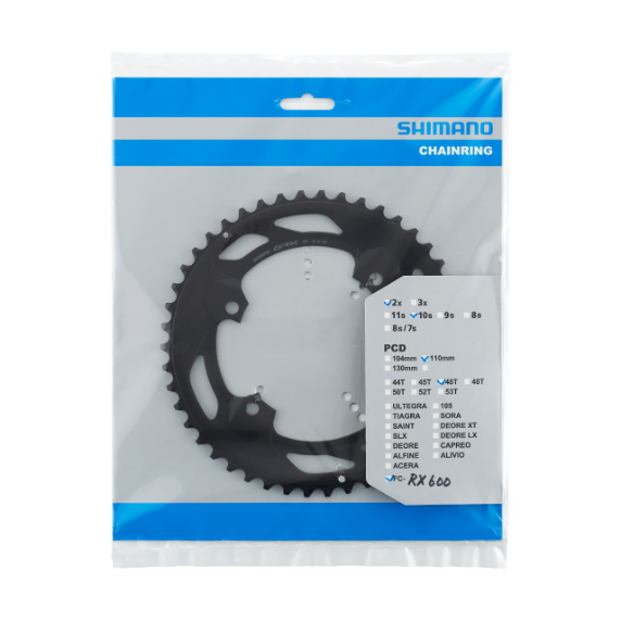 Chainring Exterior 10 Speed SHIMANO GRX RX600 110mm