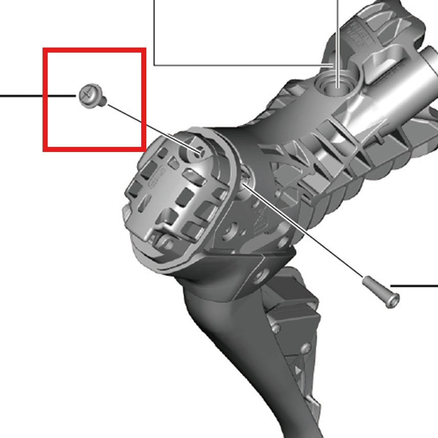 Šroub krytu baterie SHIMANO pro páku ST-R9270/R8170/R7170