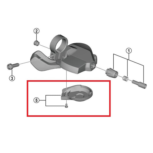 Kryt levé páky SHIMANO U4000