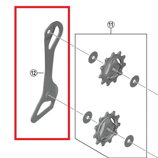 SHIMANO RD-R9250 Vnitřní kleština