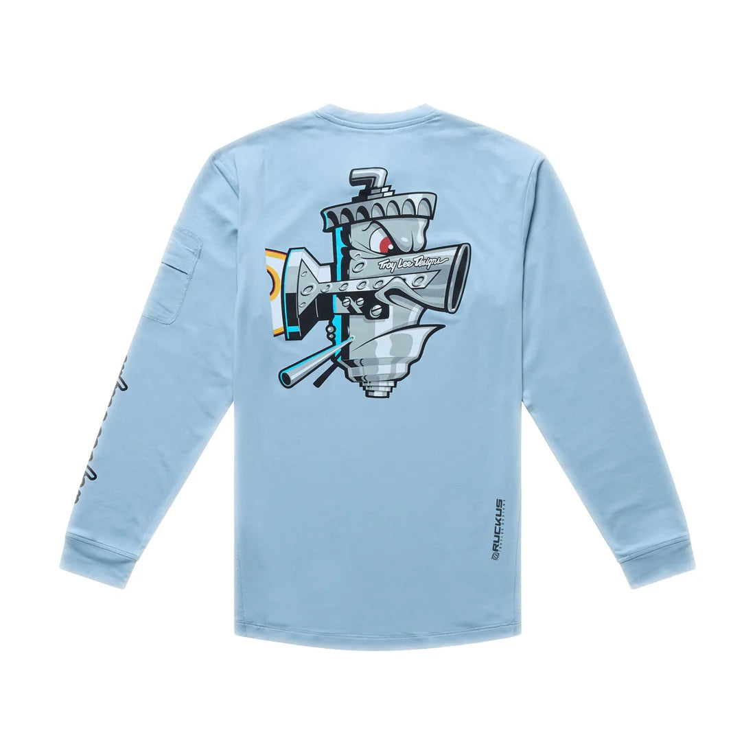 TROY LEE DESIGNS RUCKUS RIDE CARBS Junior Long Sleeve Jersey Blue