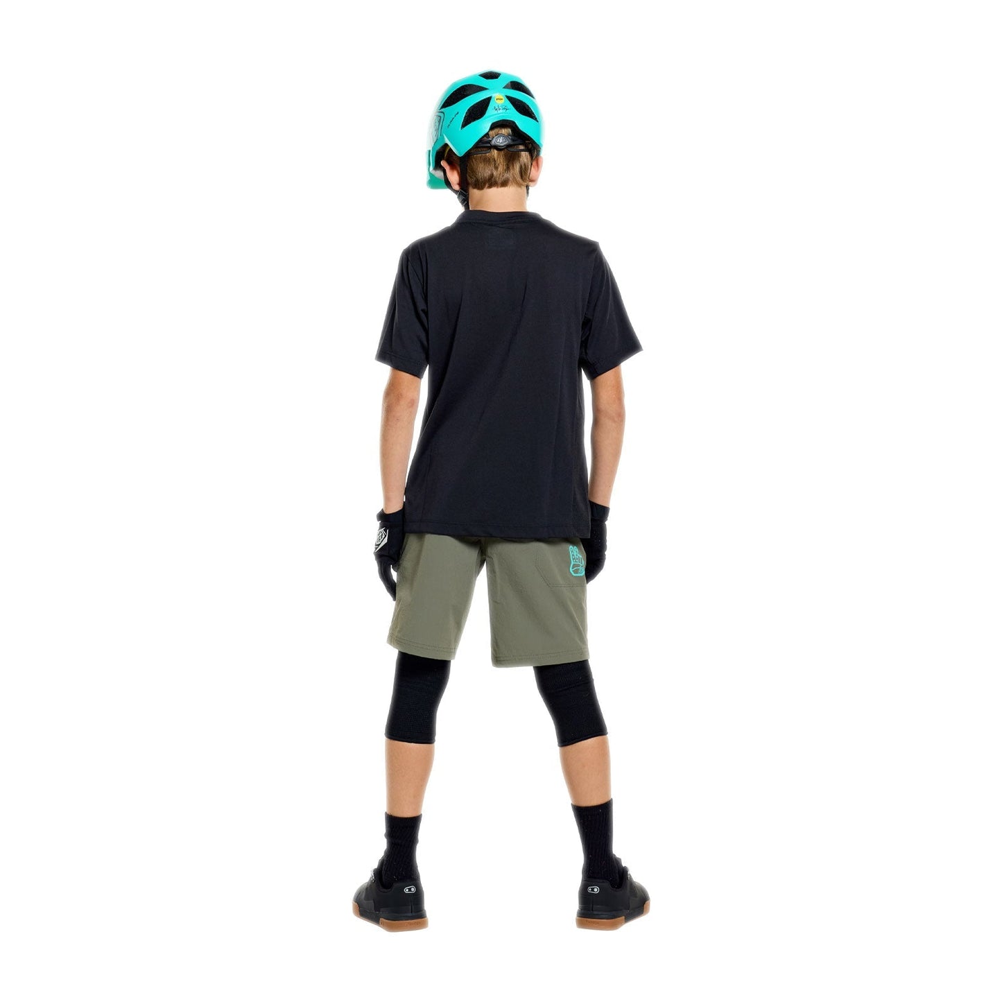 TROY LEE DESIGNS SKYLINE RIDE SIGNATURE Juniorský dres s krátkým rukávem Black/Turquoise