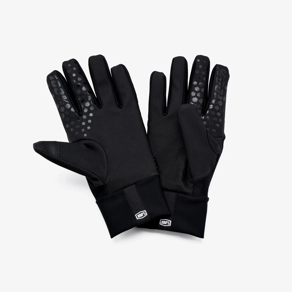 Rukavice 100% HYDROMATIC BRISKER Černá/Šedá
