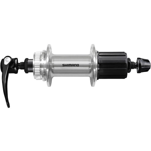 Zadní náboj SHIMANO FH-QC400 - Edice Polished Silver