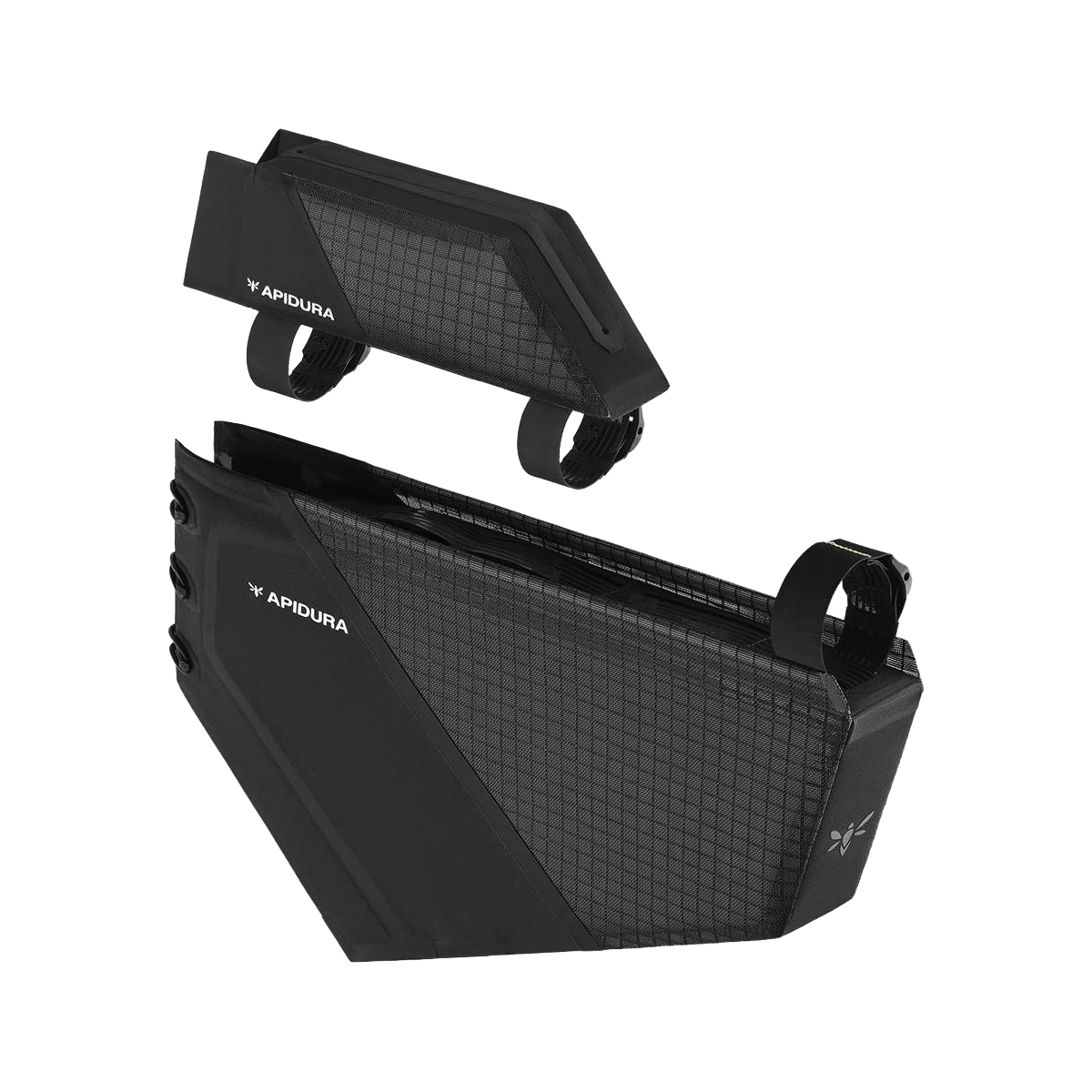 Balení rámových brašen APIDURA AERO SYSTEM Black