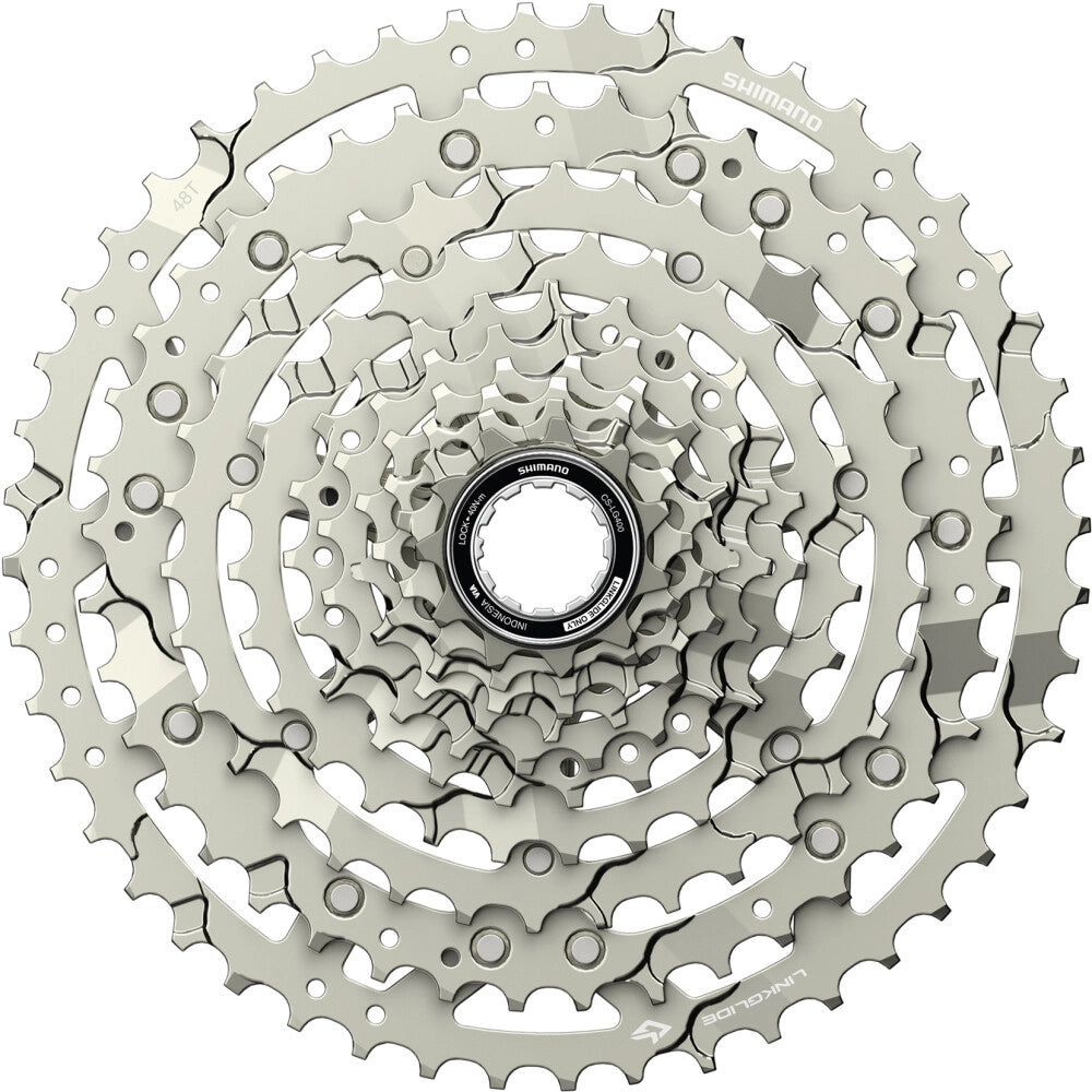 Kazeta 10V SHIMANO CUES CS-LG400 Linkglide - Edice Polish Silver