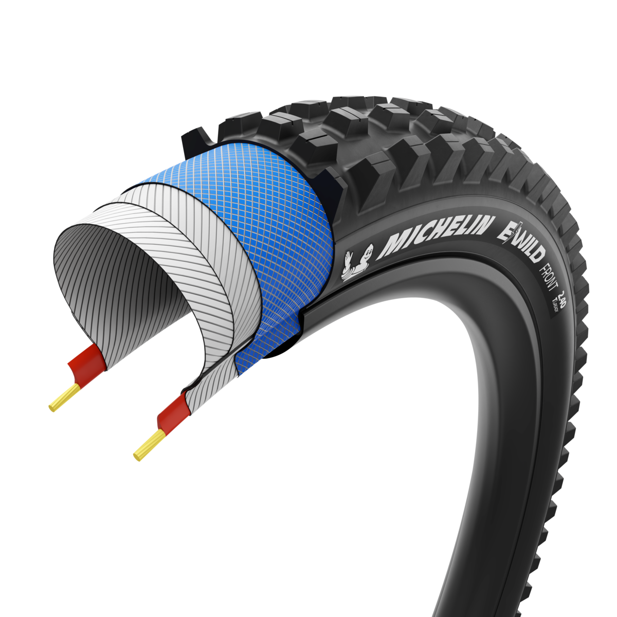 Pneumatika MICHELIN E-WILD FRONT 29x2.60 Tubeless Ready Soft Black