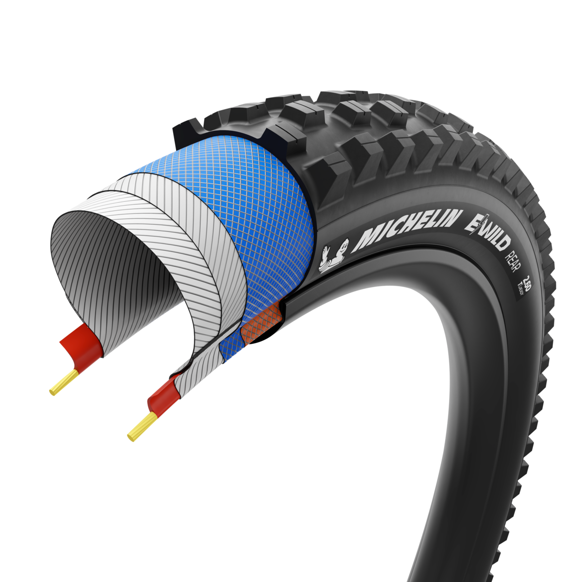 Pneumatika MICHELIN E-WILD REAR 29x2.60 Tubeless Ready Soft Black