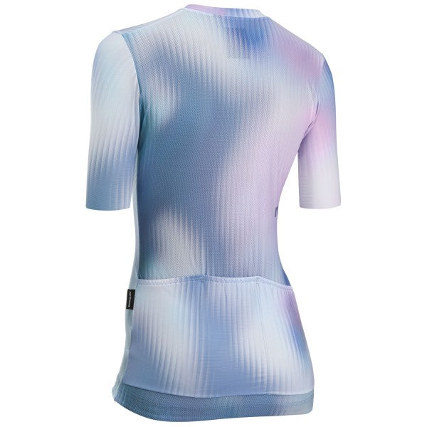 NORTHWAVE BLADE Ladies Short Sleeve Jersey Pink/Blue