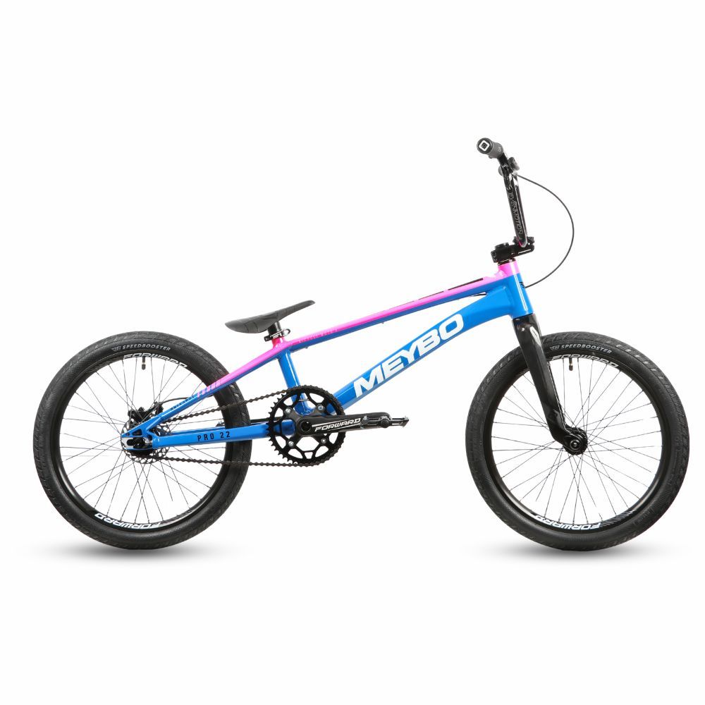 BMX MEYBO Holeshot Custom Pro 22" Modrý/Růžový