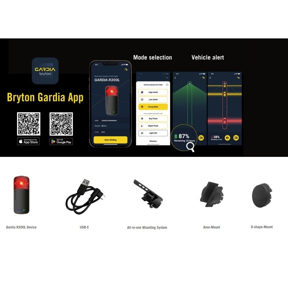 Zadní osvětlení BRYTON RADAR GARDIA R300L