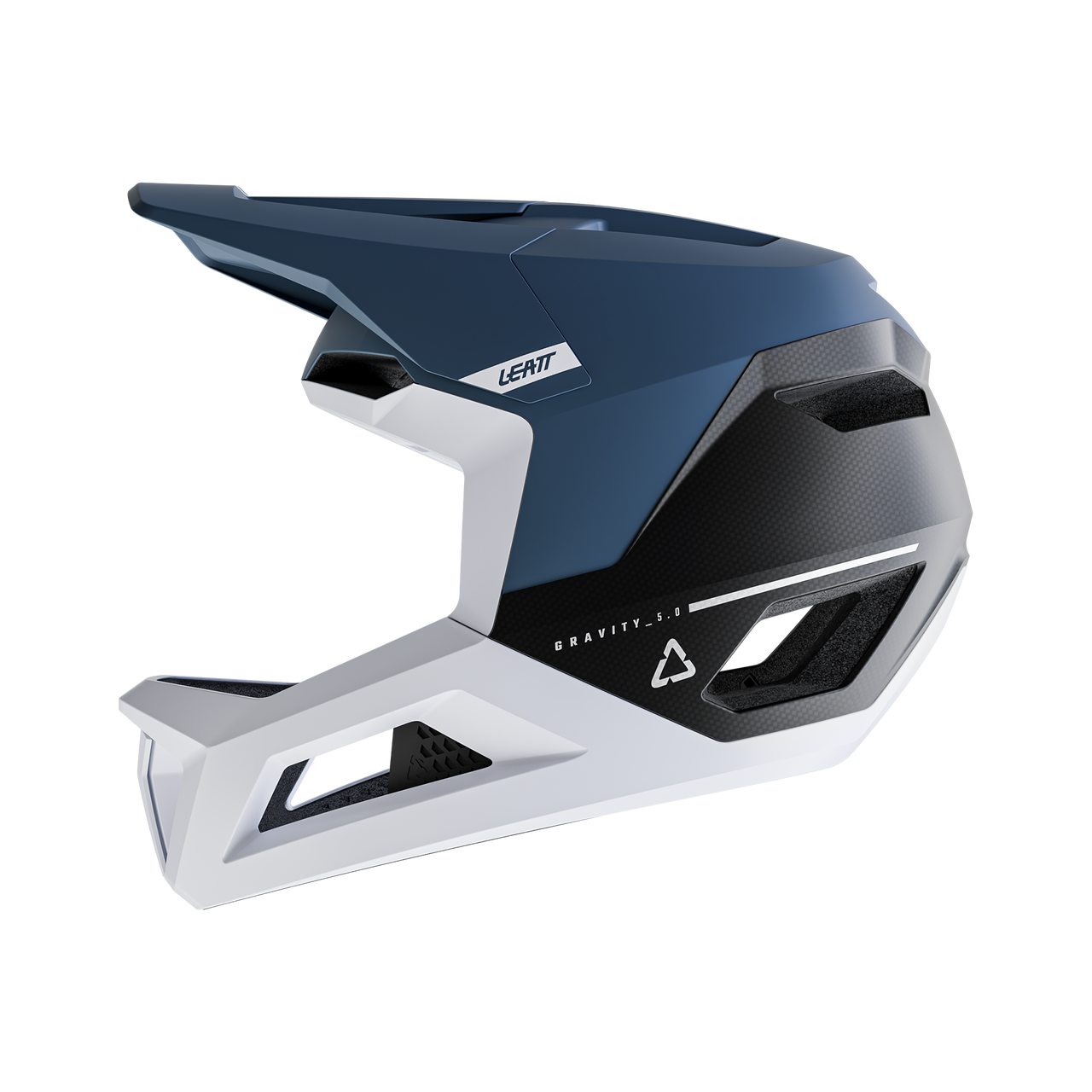 Přilba LEATT MTB GRAVITY 5.0 modrá/bílá
