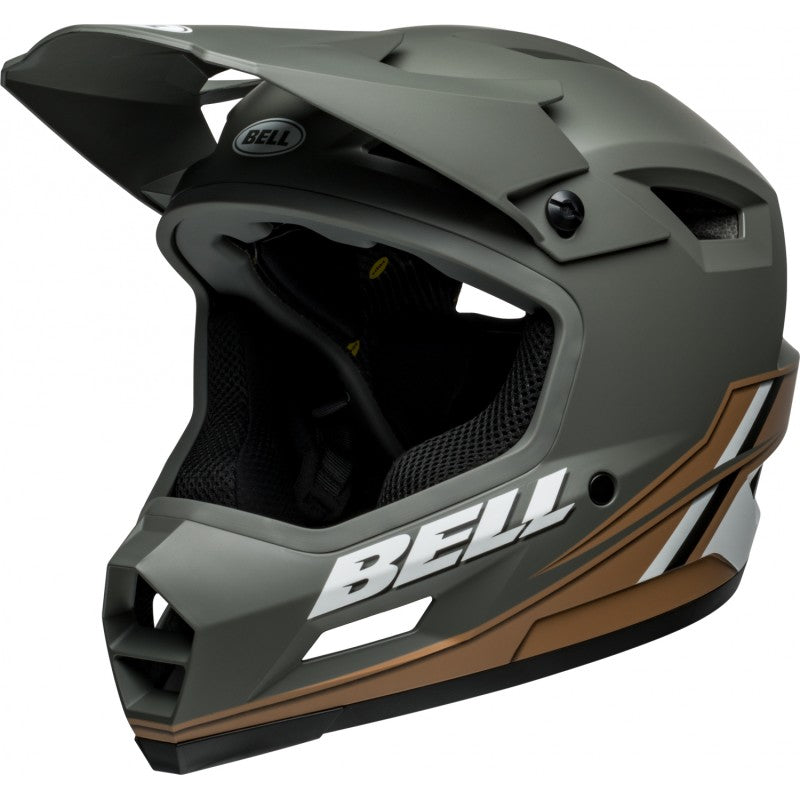 BELL SANCTION 2 DLX MIPS MTB přilba šedá/hnědá