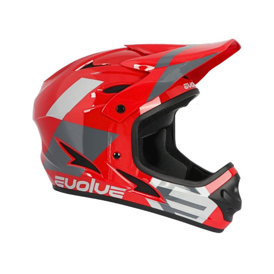 Přilba Evolve Storm červená a šedá