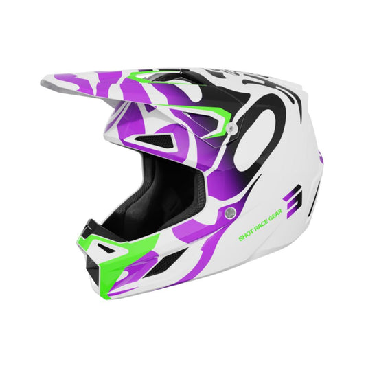 BMX přilba SHOT SPEED Junior Ghost Purple Glossy