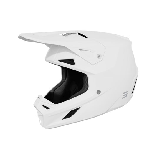 BMX helma SHOT SPEED Solid White Glossy