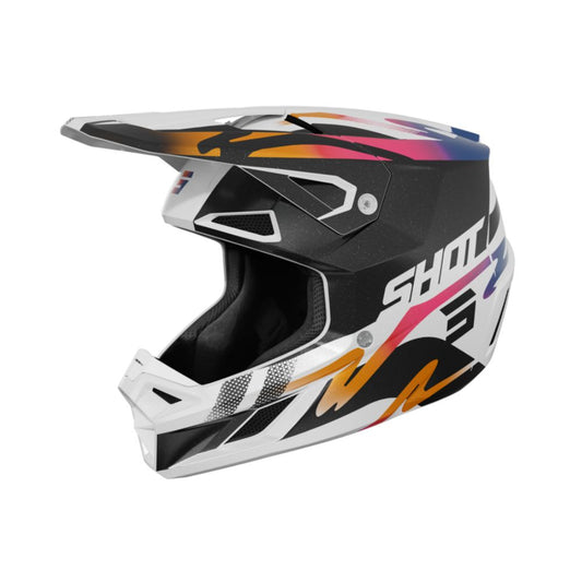 BMX přilba SHOT SPEED Wave černá bílá perleťová