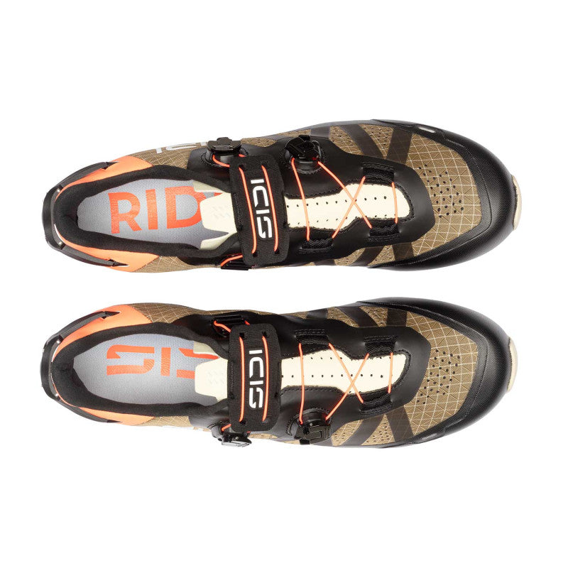 SIDI AERON XC/Gravel MTB shoes Brown/Black/Orange