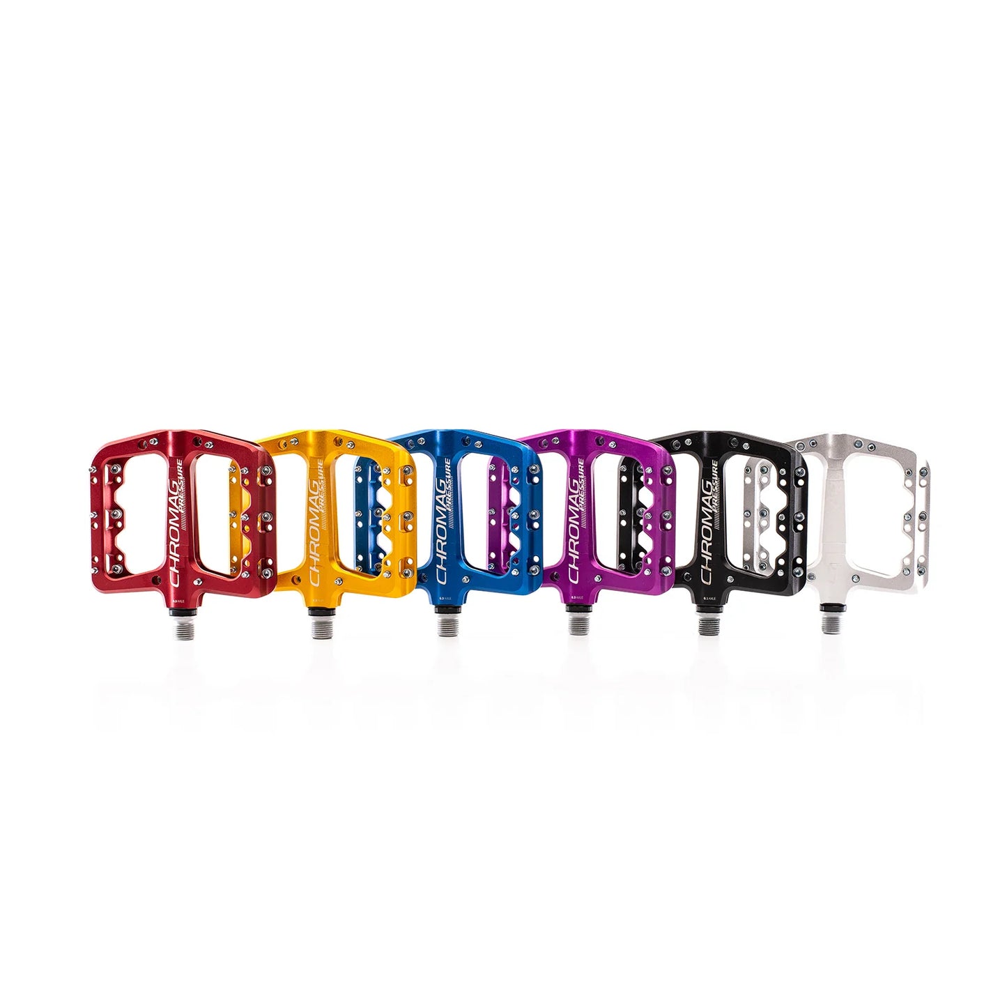 CHROMAG PRESSURE flat pedals Red