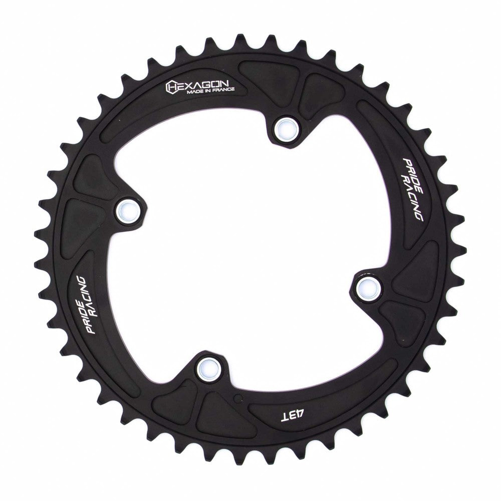 Korunka PRIDE HEXAGON 4 závitové šrouby Black