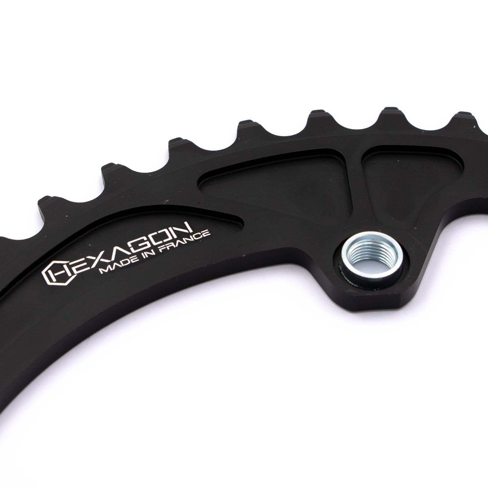 Korunka PRIDE HEXAGON 4 závitové šrouby Black