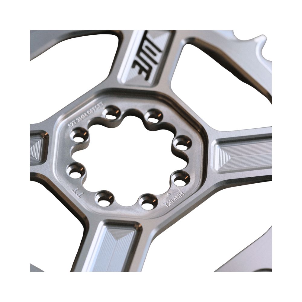 Plateau TITLE CR1  12V SHIMANO DM 8 Vis Chrome