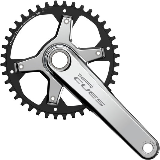 Jednopřevodníkové kliky 9/10/11V SHIMANO CUES U6030 - Edice Polish Silver