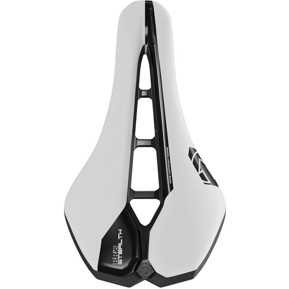 STEALTH PERFORMANCE 142mm PRO sedlo Bílé kolejnice z nerezové oceli