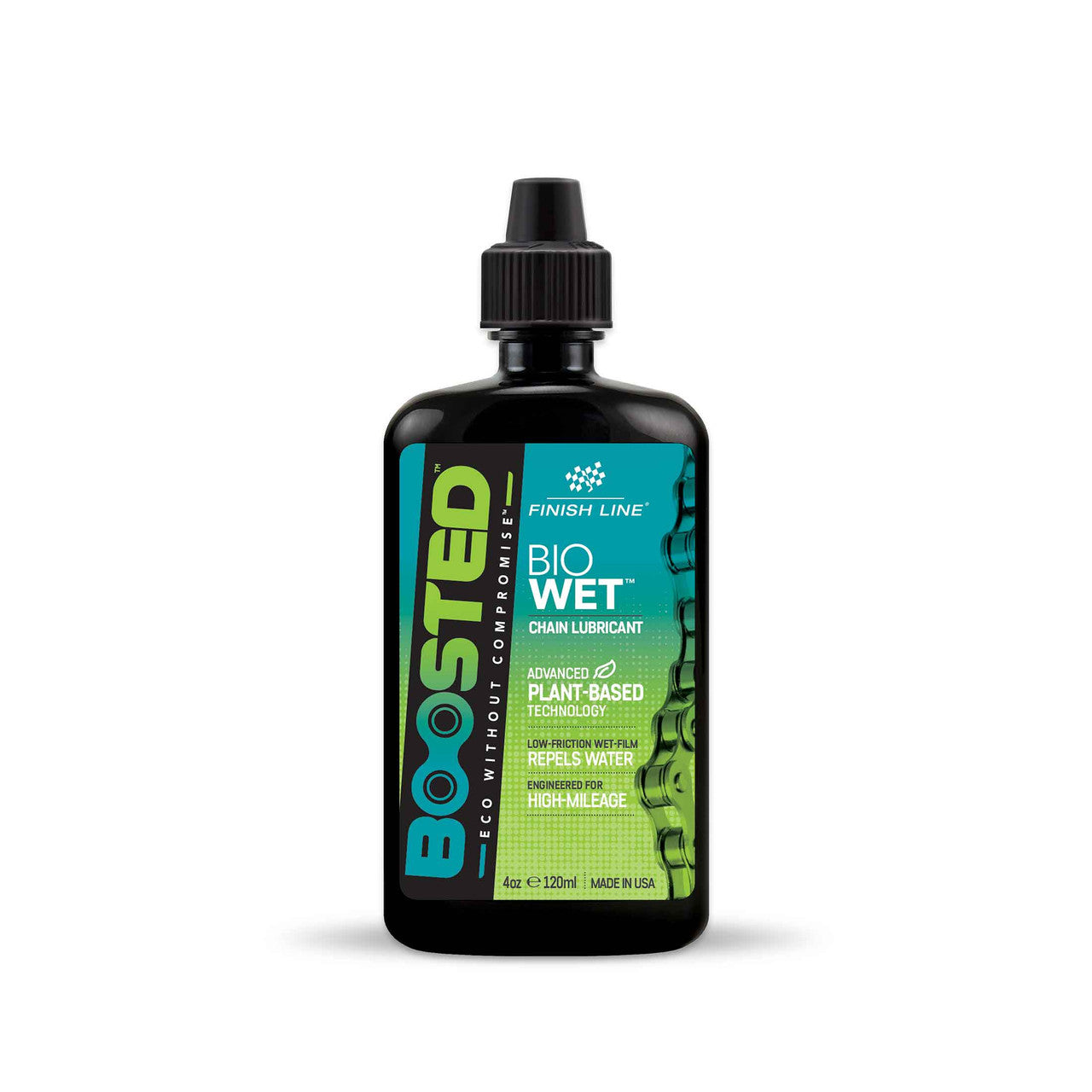 FINISH LINE BOOSTED™ BIO WET Chain Lubricant (120 ml)