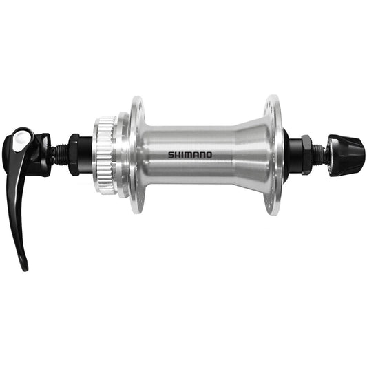 Přední náboj SHIMANO CUES HB-QC400 - Edice Polished Silver