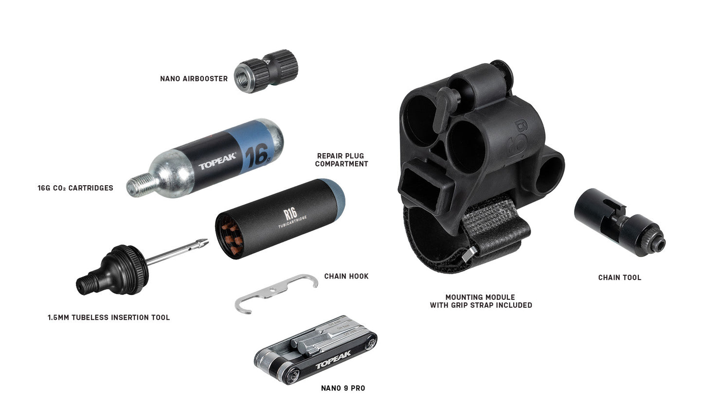 Multifunkční nářadí Co2 TOPEAK TUBIMASTER RXT Pro