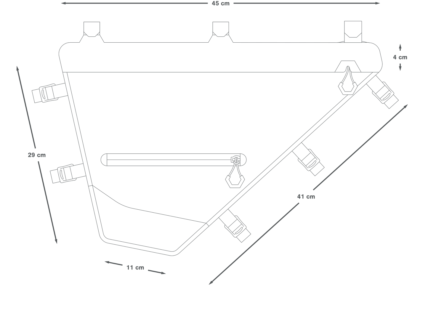 Brašna na rám APIDURA EXPEDITION FULL FRAME PACK S 7,5 L Black
