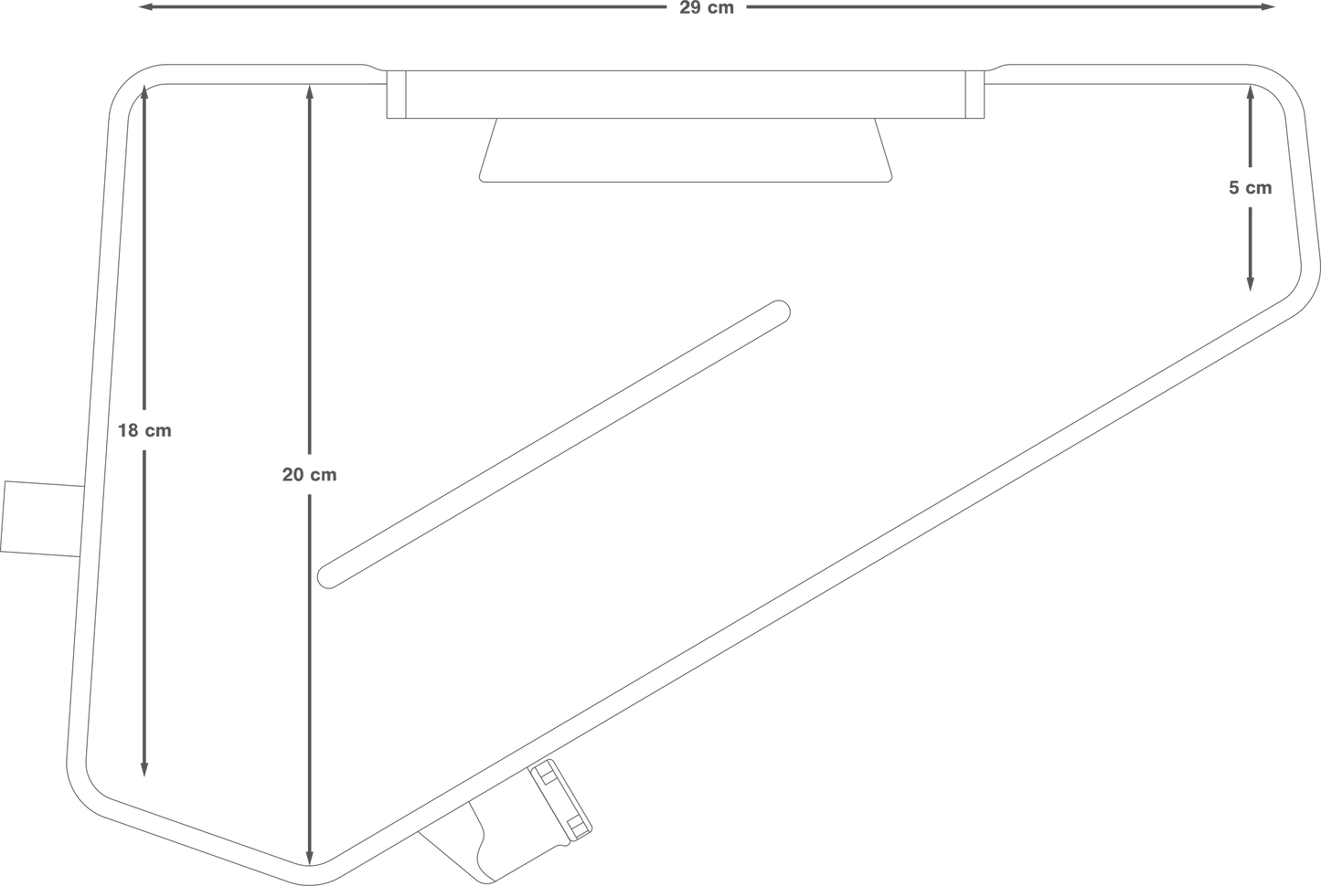 Rámové pouzdro na vodu APIDURA FRAME PACK HYDRATATION BLADDER 3 L