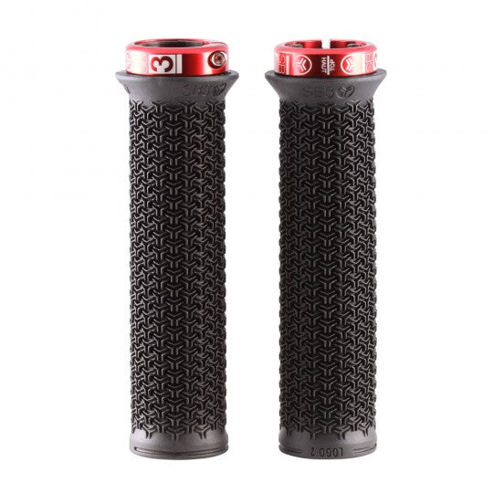SB3 LOGO 2 Lock-On Grips 136 mm černá/červená