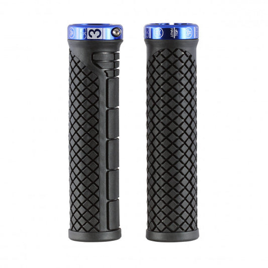SB3 SHARK Lock-on grips Black/Blue
