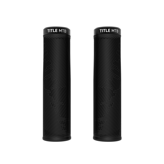 Grips Title MTB FORM Lock-On XL černé – pár pohled zepředu
