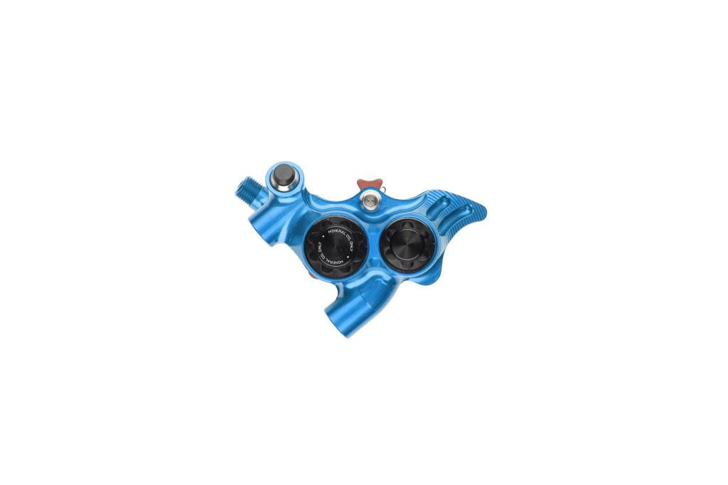 Brzdový třmen HOPE RX4+ SL FM 34mm 4 pístky minerální modrá