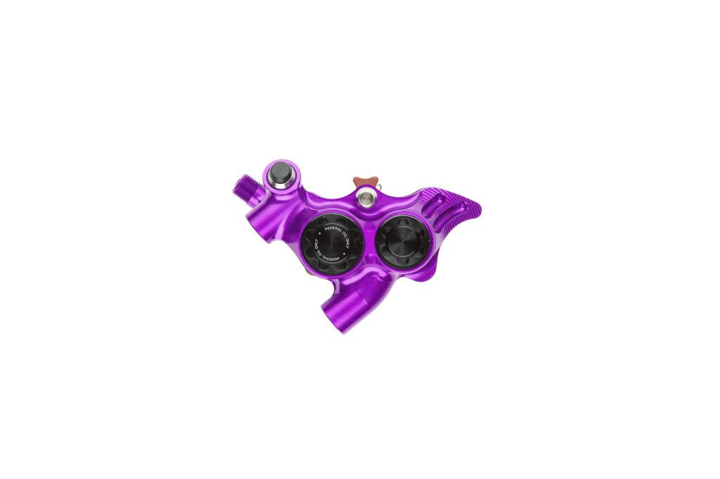HOPE RX4+ SL FM 34mm 4 pístový brzdový třmen minerální fialové barvy