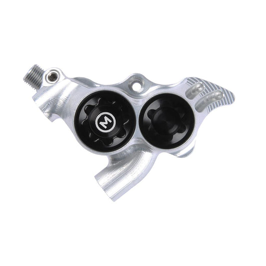 HOPE RX4+ FM 34mm 4 pístový hydraulický brzdový třmen minerální stříbrný