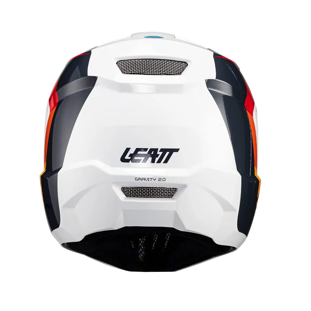 Přilba LEATT MTB GRAVITY 2.0 bílá/červená