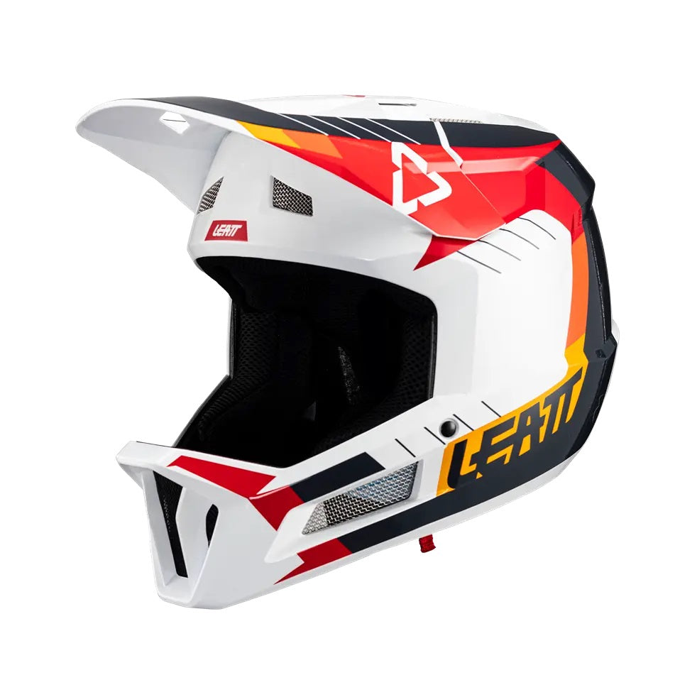 Přilba LEATT MTB GRAVITY 2.0 bílá/červená