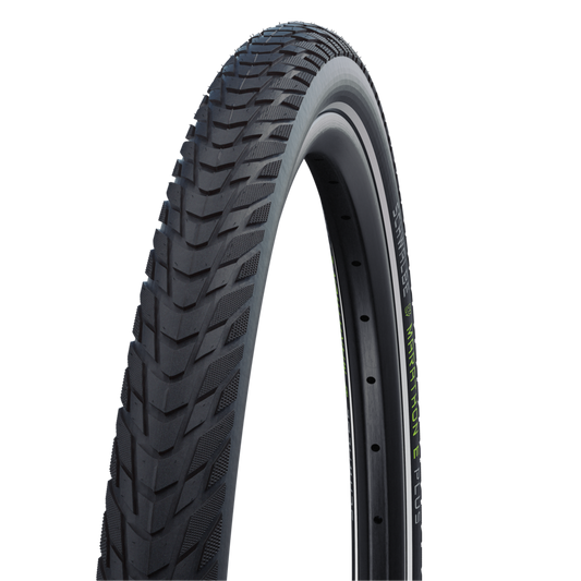 SCHWALBE MARATHON E-PLUS Wired ADDIX Smart DualGuard 27.5x2.00 Měkká pneumatika připravená na bezdušový provoz