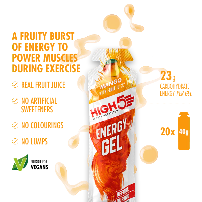 High5 ENERGY GEL balení (40g) Mix příchutí