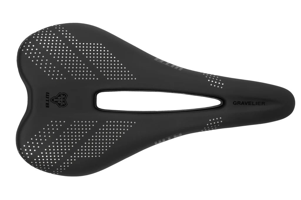 WTB GRAVELIER 140mm sedlo nerezové kolejnice černé