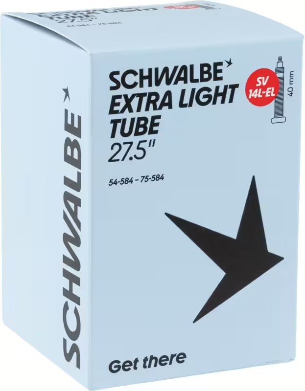 Duše SCHWALBE EXTRA LIGHT SV 14L 27,5/29 × 2,10/3, ventil Presta, 40 mm