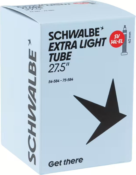 Duše SCHWALBE EXTRA LIGHT SV 14L 27,5/29 × 2,10/3, ventil Presta, 40 mm