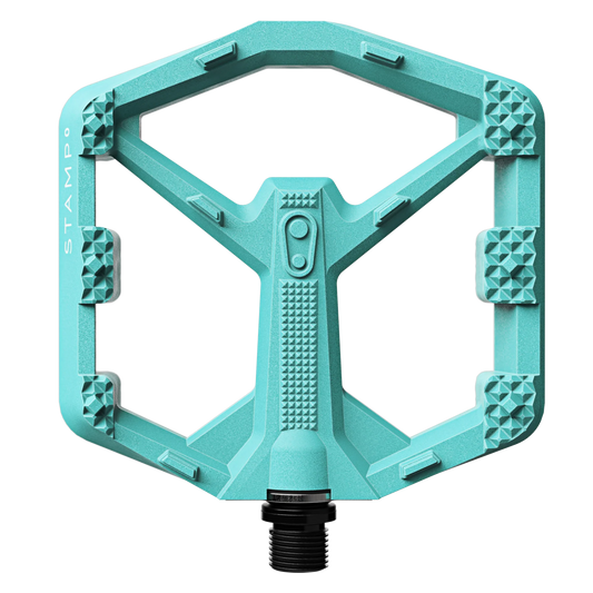 CRANKBROTHERS STAMP 0 Malé ploché pedály Tyrkysová